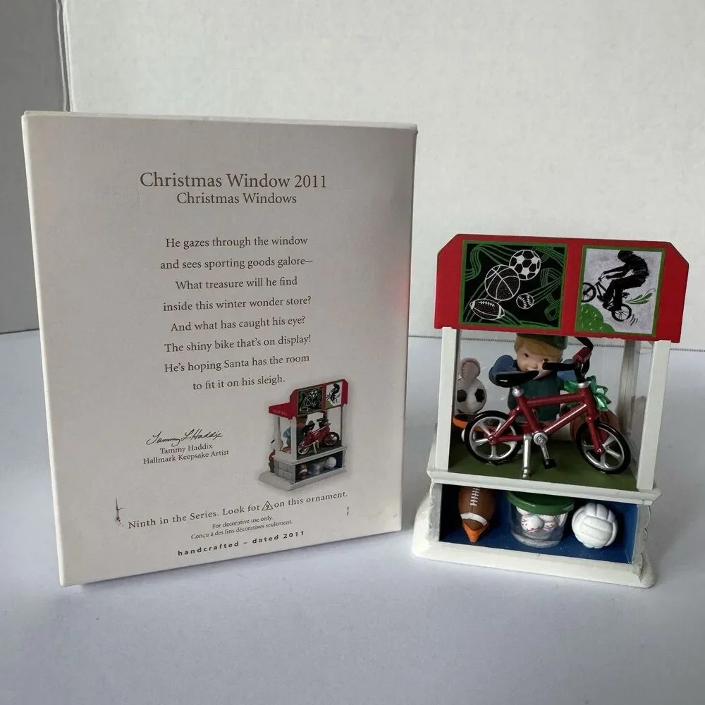 Hallmark Christmas Windows Ornament Set 2010 2011 Patisserie Collection